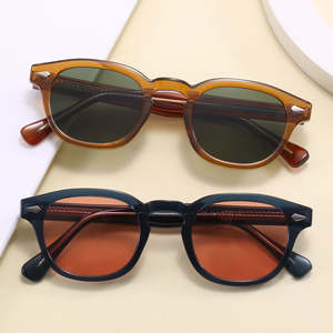 แว่นกันแดดทรงกลมแฟชั่นสไตล์เรโทรวินเทจสำหรับผู้ชายและผู้หญิง ดีไซน์หรูหราสำหรับกิจกรรมกลางแจ้ง ขายดี - Product Image 5