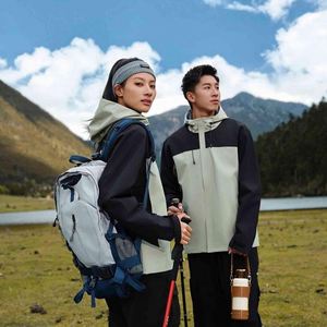 Design Customizable Zipper Closure Outdoor Sports Windbreaker <b>Jackets</b> Waterproof Windproof Plus Size Hiking Travel Print - Product Image 2
