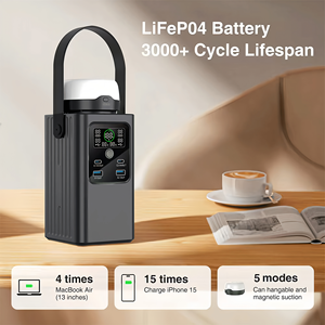 100W <span class=keywords><strong>Powerbank</strong></span> 60000mAh Schnellladung Mobile Stromstation Tragbare <span class=keywords><strong>Powerbank</strong></span> mit Campinglampe Laterne Taschenlampe - Product Image 6