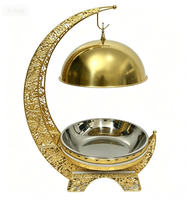 Nouveau réchaud à buffet doré 8,0 L pour mariage, hôtel, fête