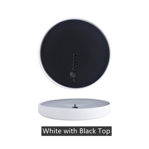 Cá tính màu đen và trắng Vòng Gốm khô Băng bữa ăn tối tấm sứ khói nhà hàng Bộ đồ ăn Sashimi Sushi hải sản khay - Product Image 4