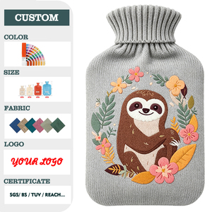 Botella <span class=keywords><strong>de</strong></span> <span class=keywords><strong>agua</strong></span> caliente y fría <span class=keywords><strong>de</strong></span> 2 litros con funda tejida <span class=keywords><strong>de</strong></span> lindo perezoso para <span class=keywords><strong>calentar</strong></span> las manos <span class=keywords><strong>en</strong></span> invierno y aliviar el dolor - Product Image 2