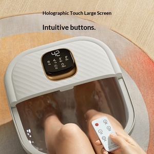 110V Us Plug Foldable Foot <b>Bath</b> Tub Electric Heating Massage <b>Portable</b> Household Foot Spa Basin For Daily Foot Relax - Product Image 5