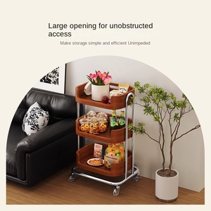 Multifunzionale medio antico carrello di stoccaggio Snack frutta e verdura cesto per soggiorno <span class=keywords><strong>cucina</strong></span> <span class=keywords><strong>Mobile</strong></span> piano armadio per - Product Image 3