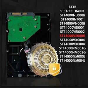 ฮาร์ดดิสก์ ST14000VE0008 ความจุ 14TB ขนาด 3.5 นิ้ว SATA ความเร็ว 7200RPM เทคโนโลยี CMR แคช 256MB ประมวลผลข้อมูล AI ทำงานได้ตลอด 24 ชั่วโมงทุกวันอย่างมีความเสถียร - Product Image 1