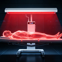Cama de Fotobiomodulación Ajustable de 1-20000Hz con 1280 LED de 260mW/cm² para Investigación Clínica y Estudios de PBM