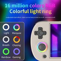 Consola de Juegos Portátil ANBERNIC RG40XX H, Pantalla de 4'', Sistema Linux, Joystick, Efecto de Iluminación RGB, Reproductor de Video RG40XXH, Consola Trimui