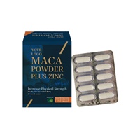 Supplément santé en capsules Maca personnalisé pour homme augmentant sa force physique