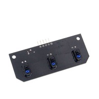 OKYN3079-1 Modul Pelacak Garis 3 Arah TCRT5000 Sensor Refleksi Inframerah Jangkauan Deteksi 10mm Modul DIY Robot