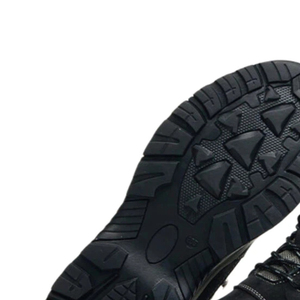 Chaussures de travail antidérapantes pour hommes, noires, semelle durable, chaudes, anti-écrasement, chaussures de sécurité montantes - Product Image 2