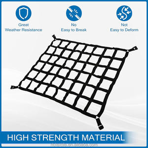 후크 용량이있는 픽업 트럭 침대 용 PVC 타포린 커버 트럭화물 그물 헤비 듀티 - Product Image 2