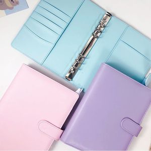 Cash Envelopes Budget Binder Ring Binder Cash Envelopes A6 6-Ring Budget Binder 6 Ring Binder With Magnetic Buckle Closure