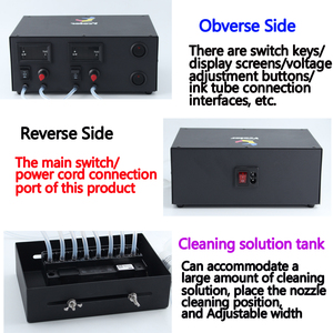Máy rửa vệ sinh đầu in DTF 8 kênh FA04000 dành cho máy in Epson L1800 L805 I1600 I3200 DX5 DX6, làm sạch đầu in bị tắc - Product Image 2