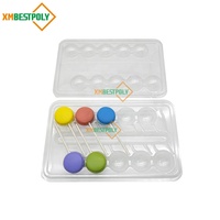 Vente en gros 10 cavités pour gâteau Pop Plastique PET Blister Plateau Sucette Bonbons Clair Affichage Emballage Conteneur Boîte
