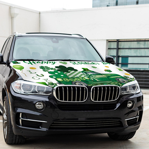 Funda para Capó de Coche Personalizada de 5x4 pies con Bandera del Festivismo de San Patricio, Regalo para Eventos Deportivos - Product Image 3