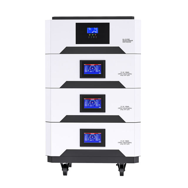 Containerized 20Kwh High-Voltage All-In-One Energy Storage System 51.2V 400Ah Stacked Lifepo4 Battery