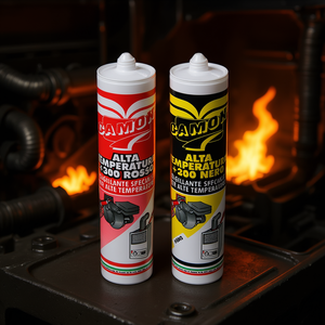 Scellant en silicone noir Camon Alta Temperature 280 ml pour applications à haute température - Product Image 3