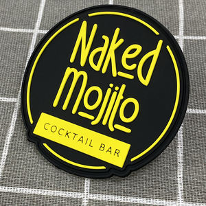 Maßgefertigter 3D Runder PVC-Gummi Aufnähbarer Aufnäher für Kleidungszubehör - Product Image 5