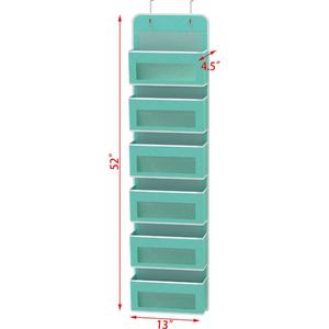 Organisateur suspendu Simple Houseware à 6 poches transparentes pour porte ou mur - Product Image 5