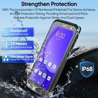 F9825 Industrial Rugged Smart Android 13 PC móvil PDA 5,5 pulgadas 4G + 64G IP68 Código QR 8-Core 2,2 Ghz Colector de datos a prueba de agua PDA