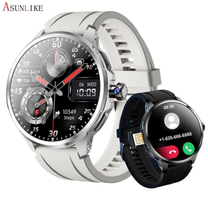 H99 4G 5G Sim Thẻ Thông Minh Đồng Hồ 1.95Inch Màn Hình Amoled 2100MAh Pin 190 ° Xoay Máy Ảnh Kép Hệ Thống Toàn Cầu Phiên Bản Android - Product Image 1