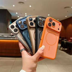 Custodia magnetica effetto pelle per <span class=keywords><strong>iPhone</strong></span> 17 Pro Max 16, protezione lente per <span class=keywords><strong>iPhone</strong></span> 13 14 15 16 17 e Samsung S26 Ultra - Product Image 1