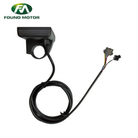 Compteur de vitesse électrique S866 Écran LCD 24V 36V 48V Panneau de commande pour scooter électrique avec prise SM Remplacement pour vélos électriques