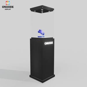 Vitrine de Musée Moderne en Bois Noir Haut de Gamme Personnalisée, Présentoir Élégant avec Éclairage LED pour Montres et Bijoux - Product Image 2