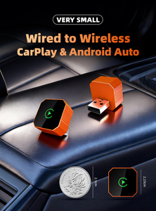 Boîte CarPlay portable Keykeer EC01-TK, USB, Plug & <span class=keywords><strong>Play</strong></span>, Bluetooth 5.0, adaptateur sans fil Android Auto, nouveau design 2026 - Product Image 2