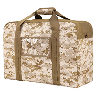 Sac de transport tactique 50L camouflage pliable pour équipement, sac de sport robuste pour entraînement extérieur