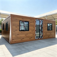 Maison conteneur pliable et extensible Shinestone, maison préfabriquée modulaire de haute qualité, mini-maison mobile, maison conteneur d'usine