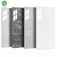 Panneau mural en PVC marbré moderne, imperméable, résistant à l'humidité et aux UV, pour la décoration intérieure avec design graphique