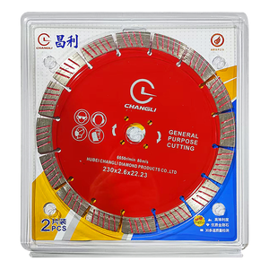 Lame de scie à mur diamantée de <span class=keywords><strong>230</strong></span> mm pour le rainurage de murs en pierre, lame de coupe de rainures en béton <span class=keywords><strong>armé</strong></span> de qualité industrielle en gros - Product Image 4