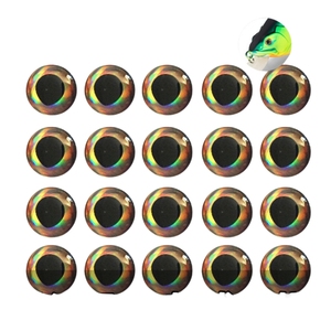 En vrac Fire Ice Wind Earth 3D 3mm-12mm Autocollants Fish Eye pour montage <span class=keywords><strong>de</strong></span> mouches et leurres <span class=keywords><strong>de</strong></span> pêche - Product Image 2
