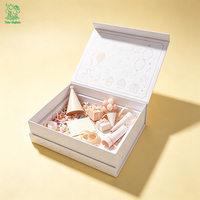 Boîte pliante magnétique personnalisée pour les cadeaux d'anniversaire d'entreprise, boîte rigide pliable pour les cadeaux d'événements promotionnels