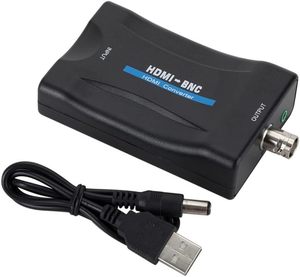 Convertisseur de signal vidéo composite HDTV vers BNC, adaptateur pour lecteur <span class=keywords><strong>VHS</strong></span> <span class=keywords><strong>DVD</strong></span>, convertisseur HD PAL/NTSC vers BNC - Product Image 1