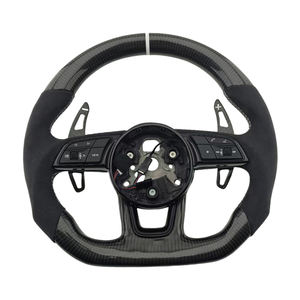 Nuevo Volante Deportivo de Fibra de Carbono y Alcántara para Modelos Audi A3 A4 A4L A5 A7L A8 Q5 Q7 B9 A6 R8 - Product Image 1