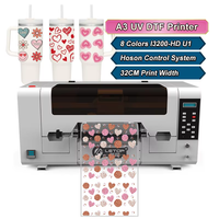 Imprimante numérique UV LETOP I3200U1-HD pour transfert d'étiquettes, machine d'impression UV pour film AB A3, imprimante d'autocollants DTF UV
