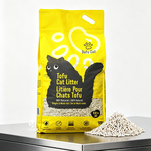 Custom Printed Flat Bottom <b>Cat</b> <b>Litter</b> Packaging Bag Moisture Proof Nylon Composite Pouch For Wholesale Supply - Product Image 5