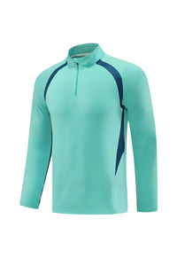 Ensemble de survêtement de football uni personnalisé pour hommes, haut d'entraînement de football à fermeture éclair 1/4, vente en gros, collection 2026 - Product Image 4