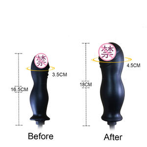 Penyumbat Anal tiup silikon dengan katup pelepasan cepat, penyumbat pantat Anal tahan air - Product Image 5