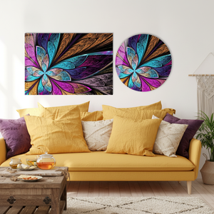 Boho Butterfly <b>Wall</b> Art: Printed <b>Canvas</b> for Elegant Decor,TEMPERED GLASS ART - Product Image 3