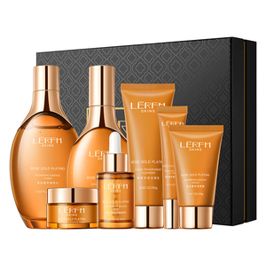 Coffret de Soins Visage 7 Pièces Anti-Âge et Anti-Rides avec Sérum, Hydratant à la Niacinamide, Éclaircissant, Vitamine <span class=keywords><strong>C</strong></span>, Non Testé sur les Animaux pour une Belle Peau - Product Image 6