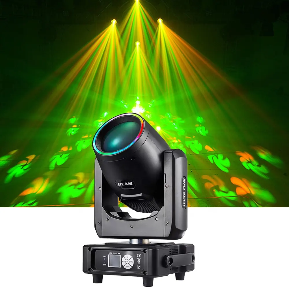 Plus petite taille pour l'expédition haute luminosité 7R Sharpy RGB Led bande Mini faisceau 230 éclairage de scène DISco DJ Party Club lampe