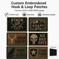 Parches de Velcro con Bordado Personalizado |   Parches Personalizados Termoadhesivos o para Coser |   Diseña tu Propio Parche con Logotipo y Nombre para Chaquetas y Gorras