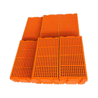 Bande de tamisage durable en polyuréthane linéaire à fentes et à trous carrés pour le concassage de pierres, Marque Wosen, Nouveauté 2025, Tailles personnalisées