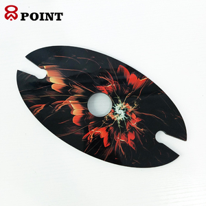 Support à vin en MDF pour sublimation, porte-verre en bois vierge, caddie à vin ovale - Product Image 5