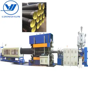 China Factory Price 200-600mm HDPE PE PP PVC Double Wall Corrugated Pipe Extrusion Production Line