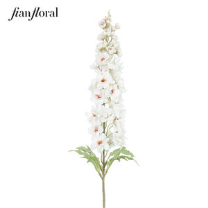 FONG IAN Fiore Artificiale di Delphinium a Stelo Lungo Rosa Intenso in Plastica Fatto a Mano Realistico per Centrotavola Matrimonio Natale Casa - Product Image 2