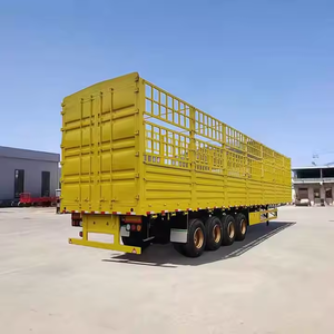 Semirremolque de plataforma con estacas para carga a granel y transporte de ganado, 3/4 ejes - Product Image 5